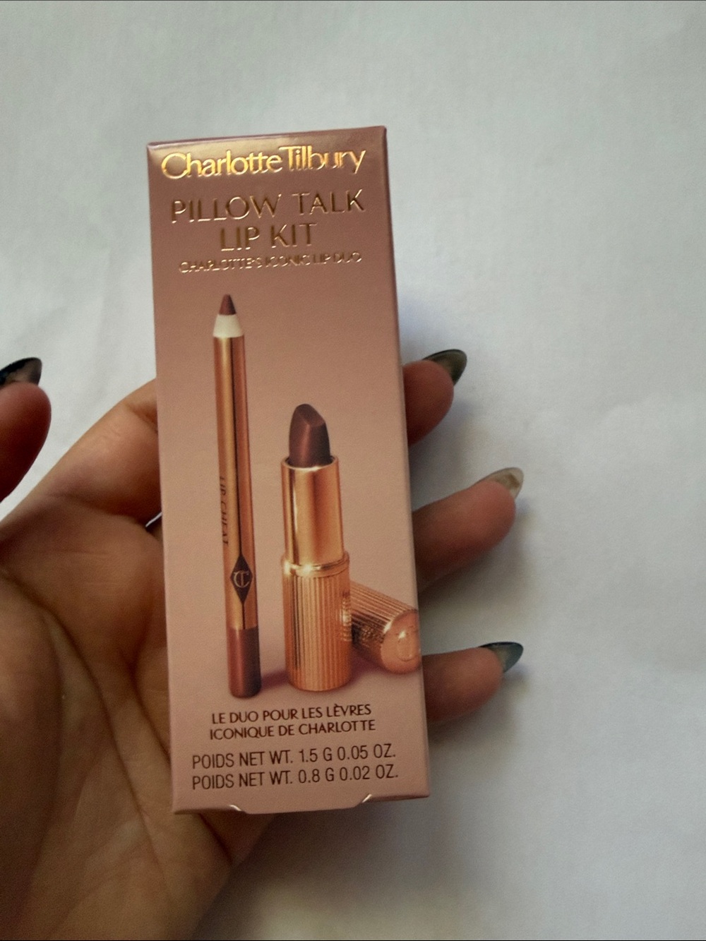 Charlotte Tilbury Mini Pillow Talk Lipstick & Liner Set -Medium